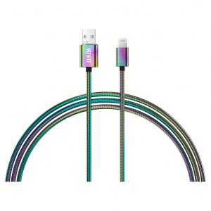 Yenkee YCU 651 USB Lightning szinkronizáló és töltőkábel acél fonattal 1m (YCE 651)